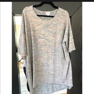 Medium Elegant Silver/copper Lularoe Irma Tunic